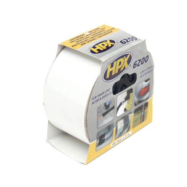 Hpx producten duct tape reparatietape wit 48mm x 5m blister