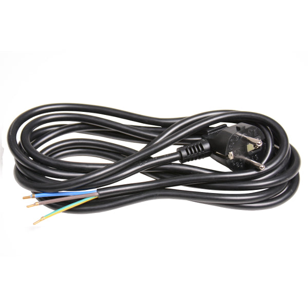 Producten snoer met stekker vonthoornapp 3meter 3x 1mm