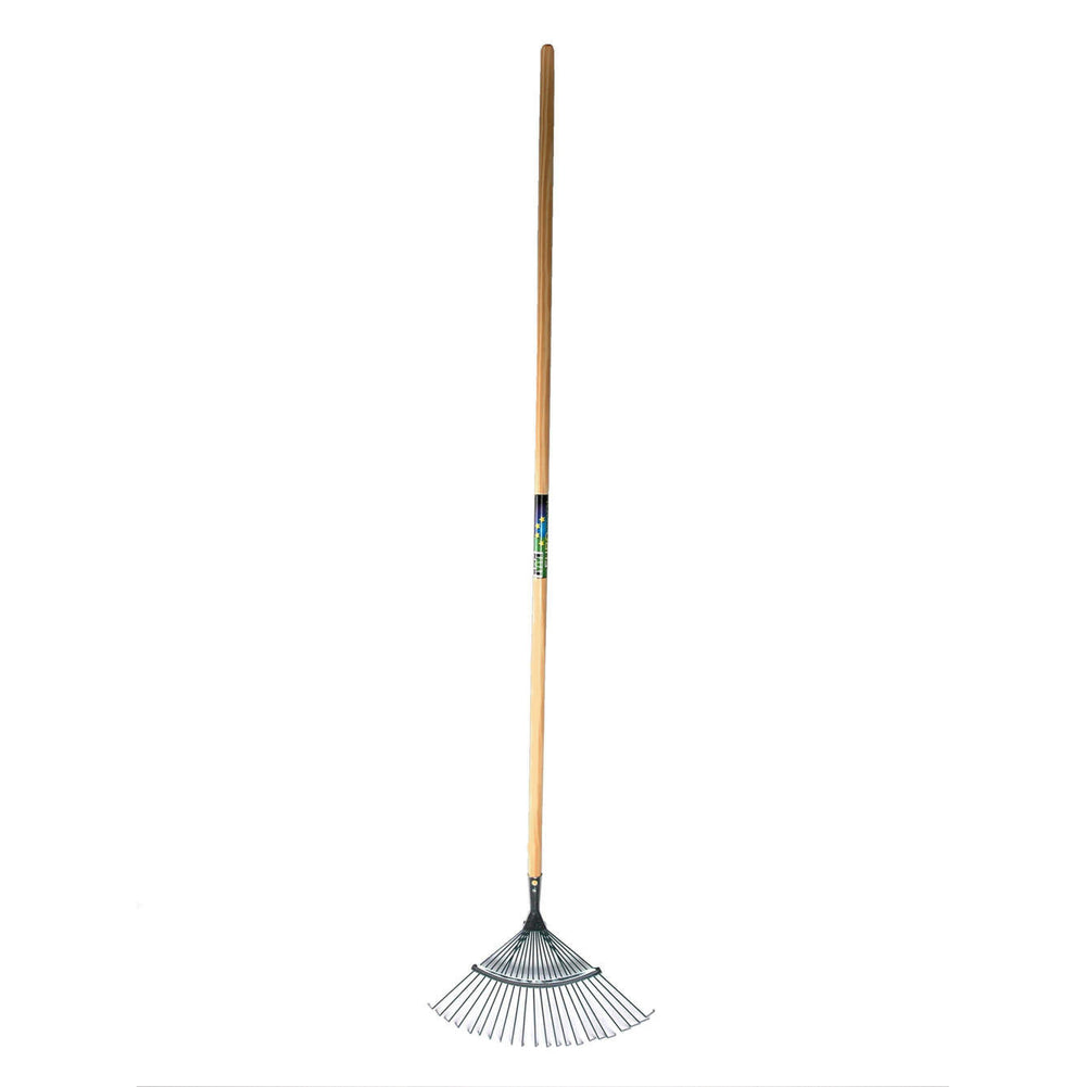 Mm eurotool producten gazonhark mm 22tds ronde tand met steel 150cm