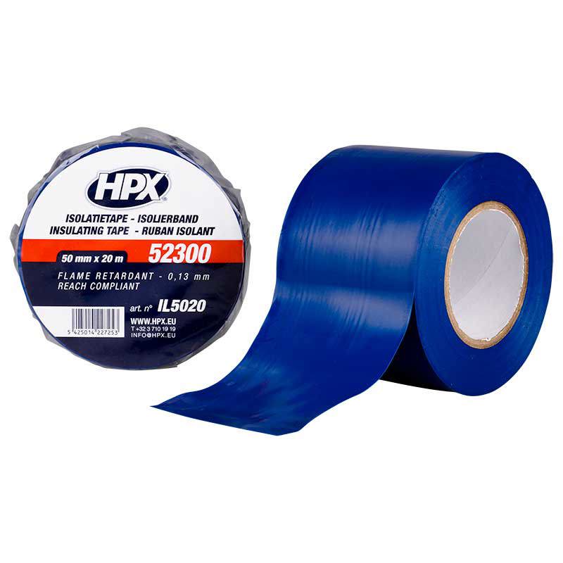 Hpx producten isolatietape 50mm 20mtr blauw