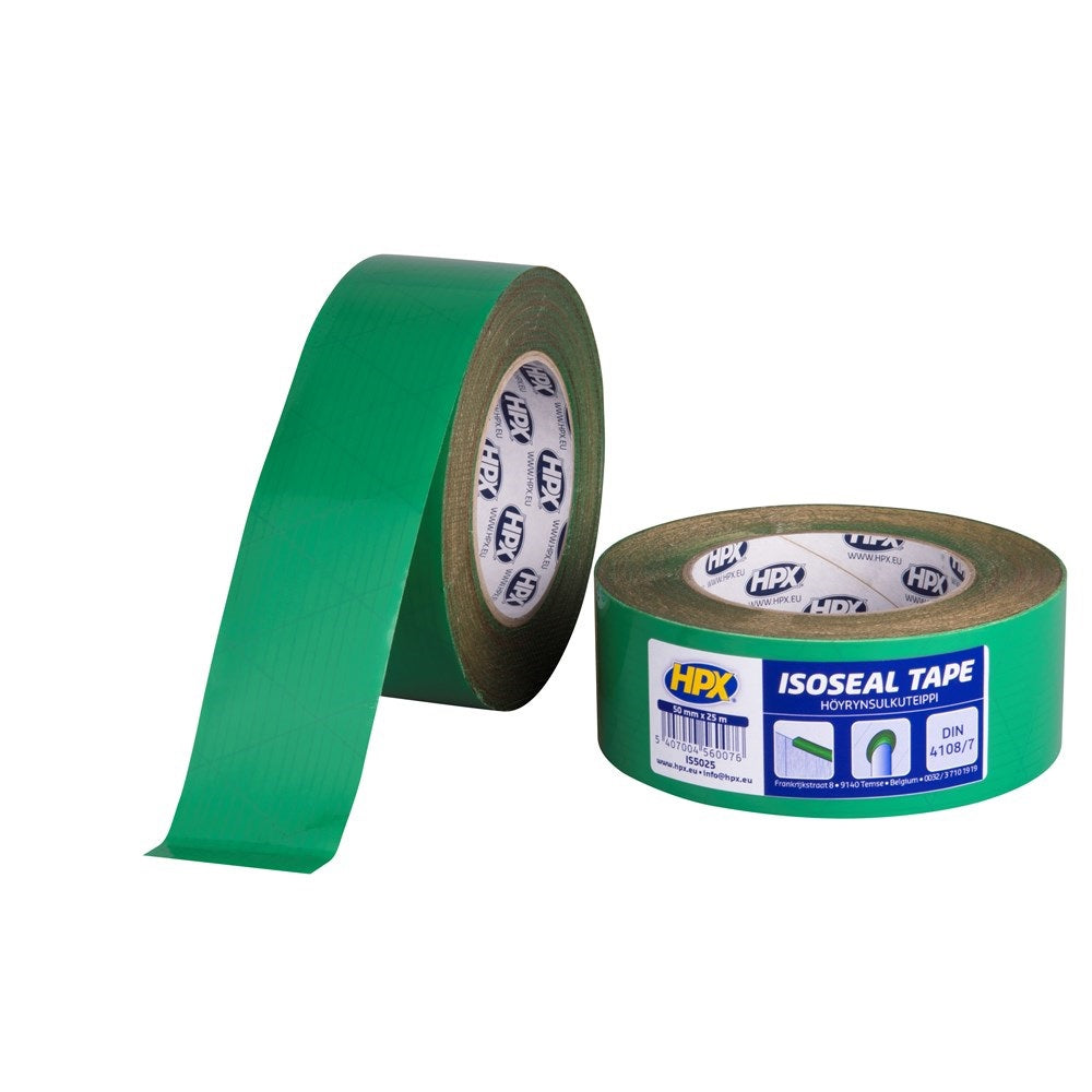 Hpx flexibele pe tape | groen | 50mm x 25m - is5025 - is5025