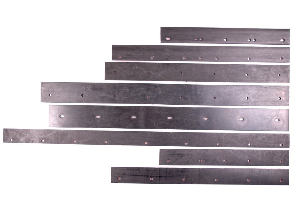 Mm eurotool producten mestschuifrubber met canvas voor gebogen 75cm