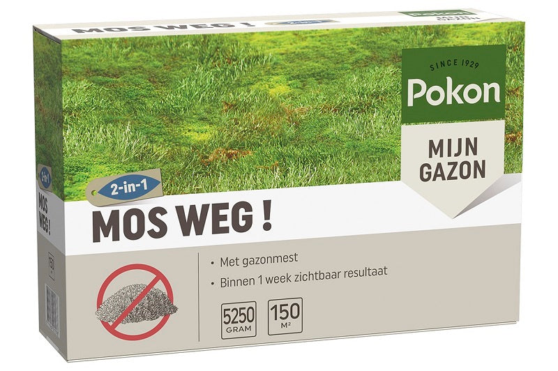 Pokon producten mos weg 150 m2 5250 gr