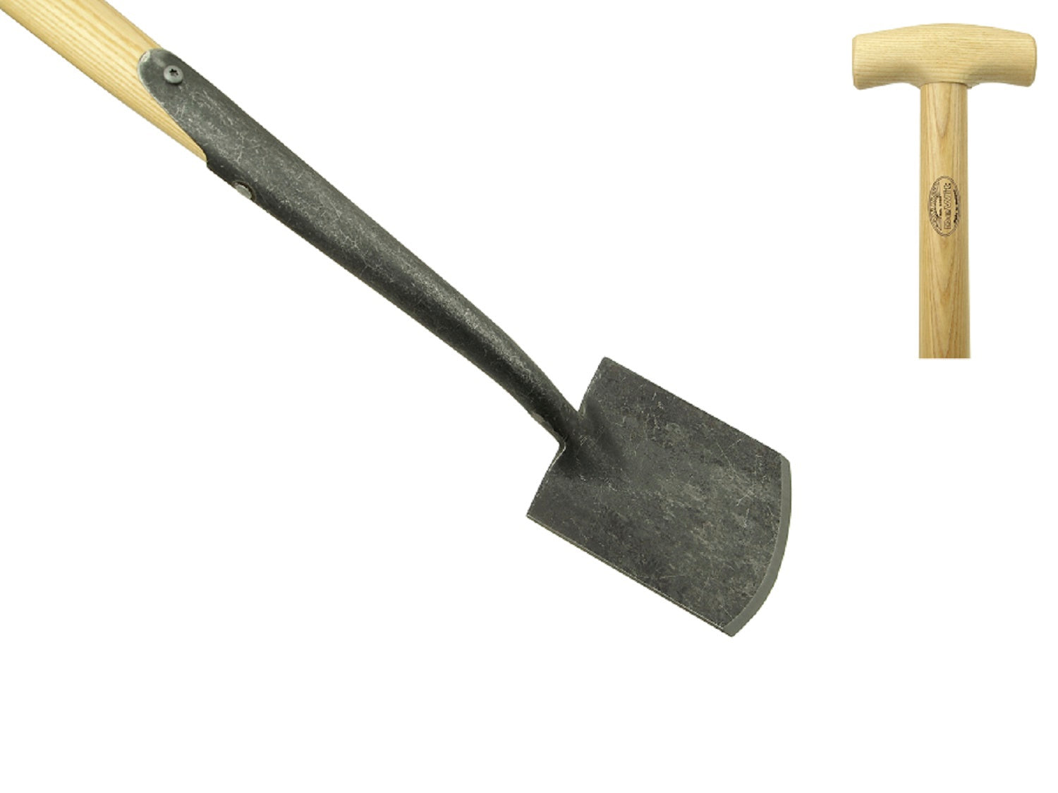 De wit producten damesspade met zwanehals essen steel 75cm stardewitstar