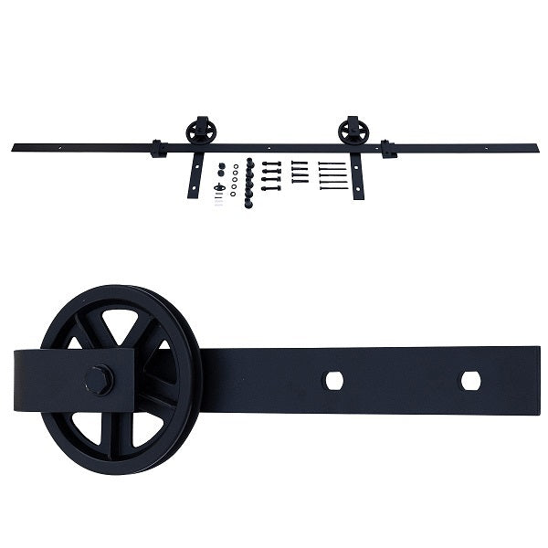 Waelbers producten hangrolset wiel met rail in 1 lengte 2000mm