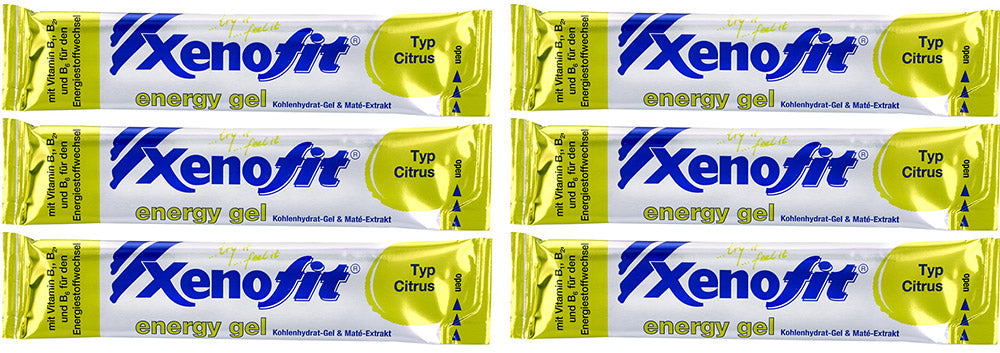Xenofit energy gel citrus 10x25g