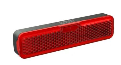 Led achterlicht reflector buchel z-stripe e-bike 6-48v 80mm stvzo met remlicht op kaart