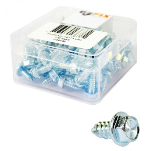 Bofix Bicycle Lock Screws 5.5x13mm Black - Ring Lock