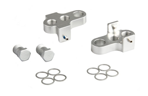 Mirage crankverkorters met RVS bouten aluminium t6 zilver