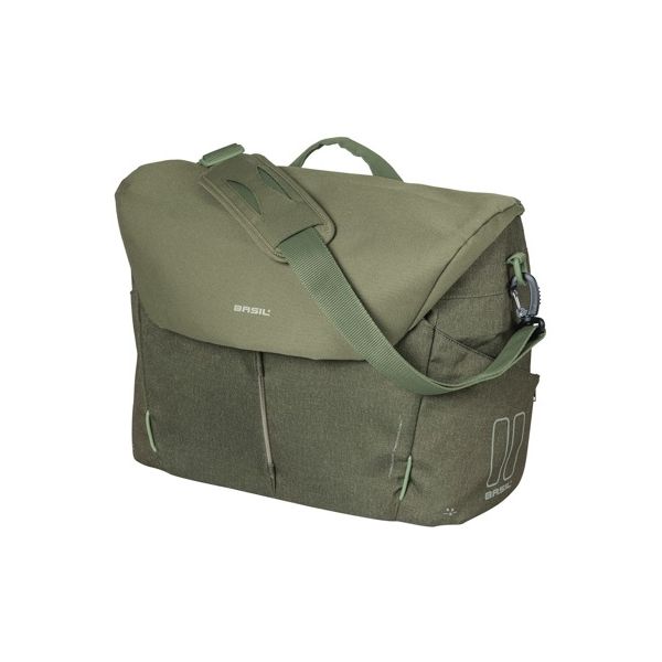 Basil B-Safe Commuter Nordlicht - laptoptas - 17 liter - olijfgroen