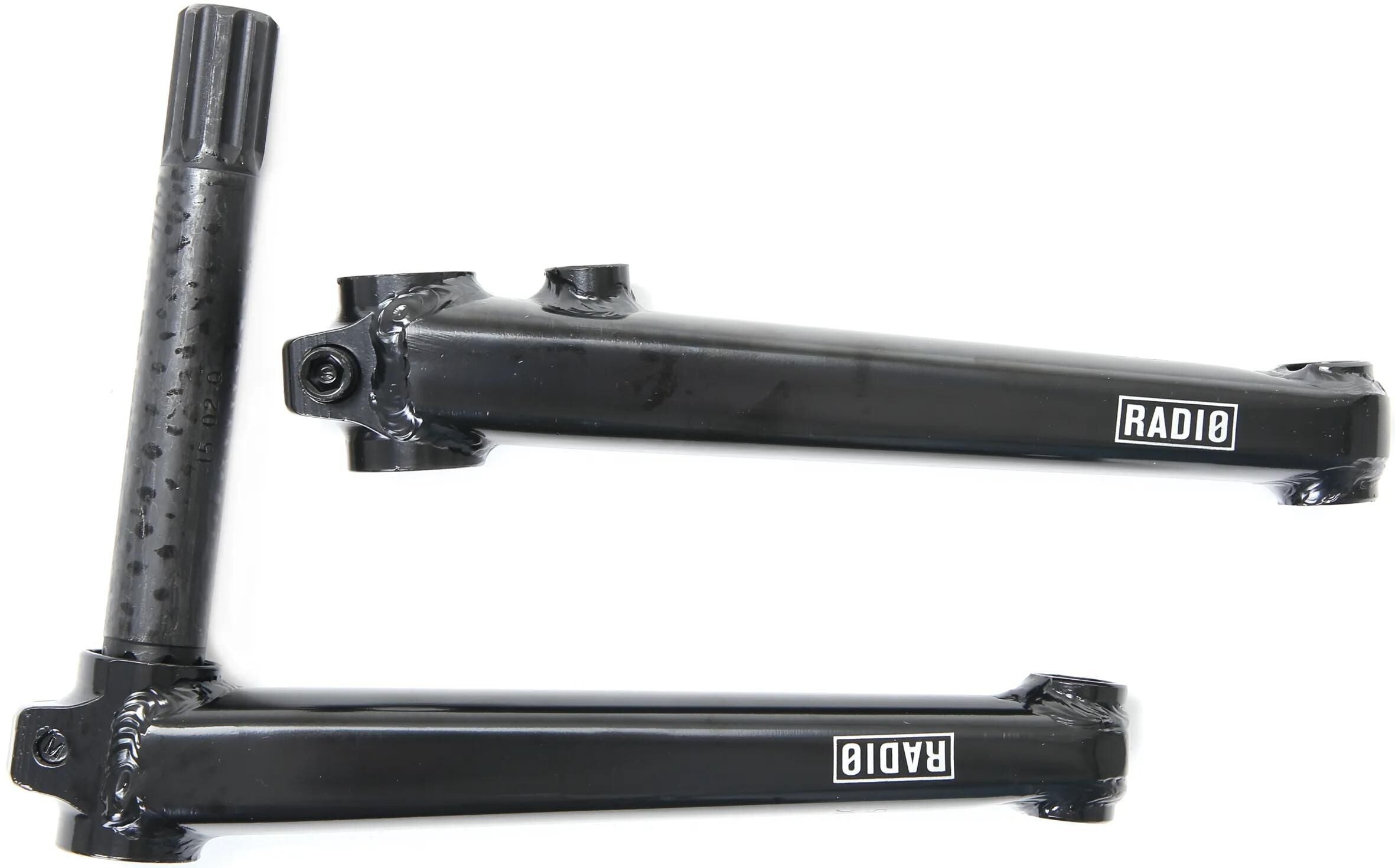 Radio bmx-kurbel am bmx crank am 3 pcs.w.bot.bracket,black