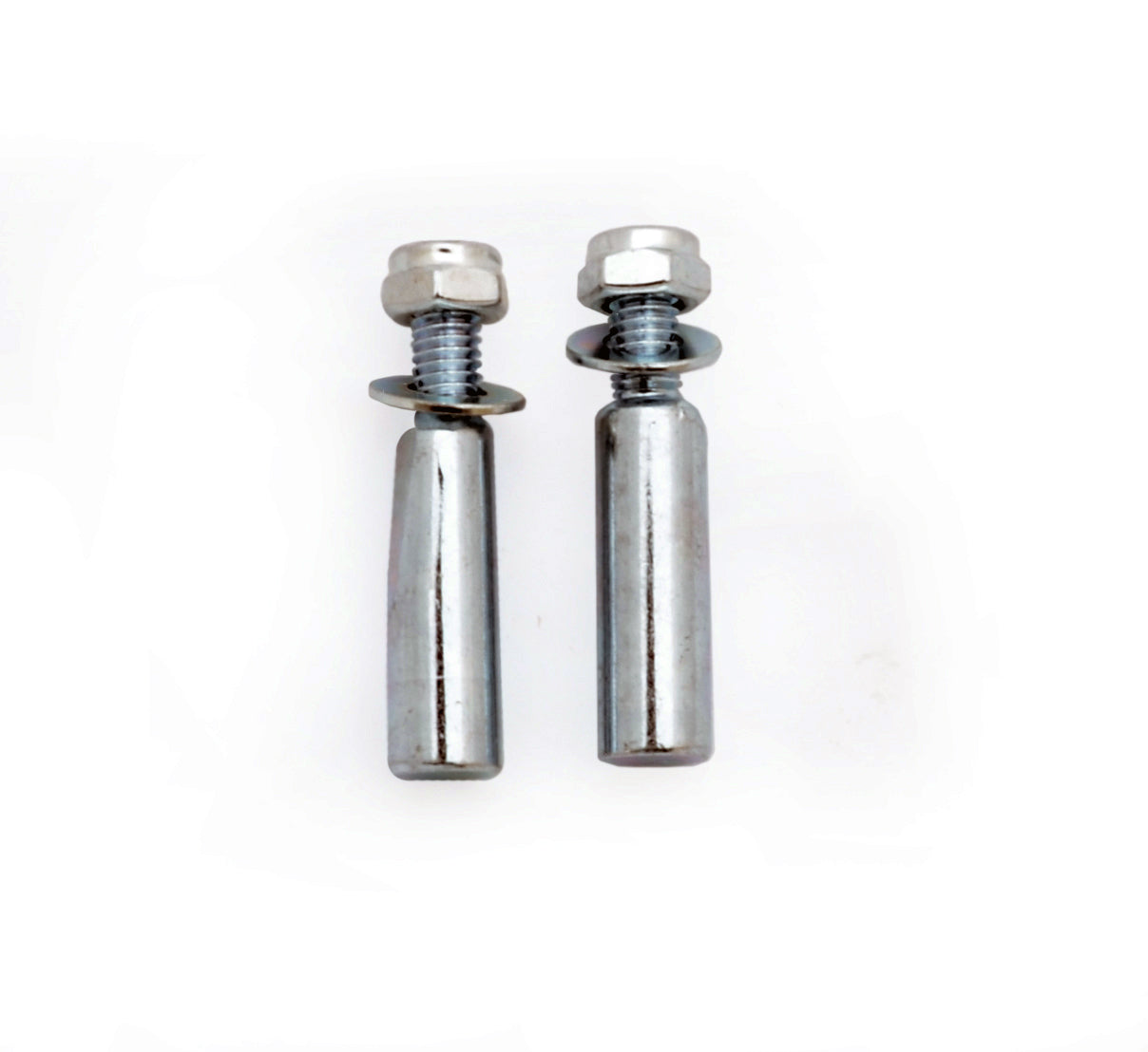 Simson crankspies zilver per 2 stuks op kaart