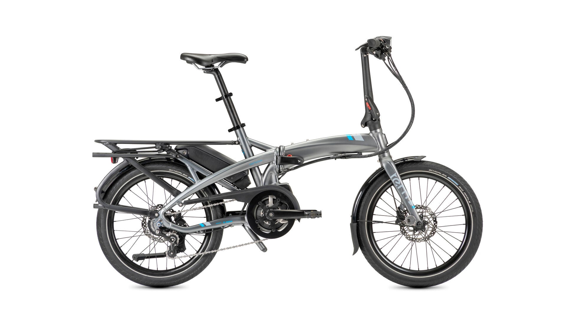 Tern elektrische vouwfiets vektron p7i (#1) ebike vektron p7i 7sp gunmetal grey