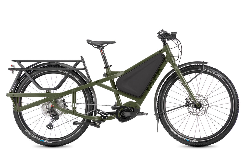 Tern elektrische cargofiets orox s12 (#1) ebike orox s12 29 46 12sp pine green matt