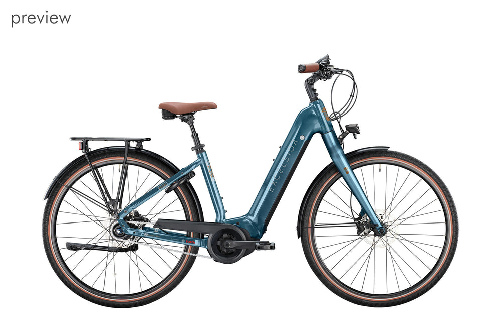 Excelsior elektrische stadsfiets pearl (#1) ebike excels.pearl cb 28 54 8sp grey blue