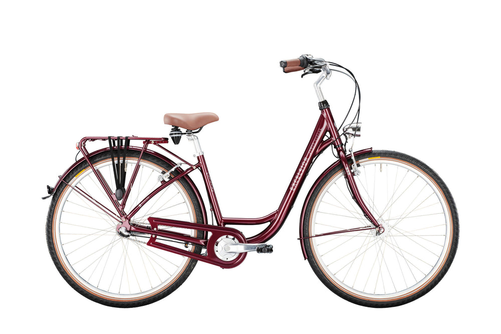 Excelsior stadsfiets swan-urban (#1) bike excels. swan-urban 28 45 3sp cb aubergine