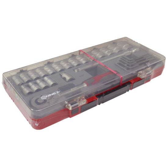 Connex dopsleutelset profi 12 22 delig