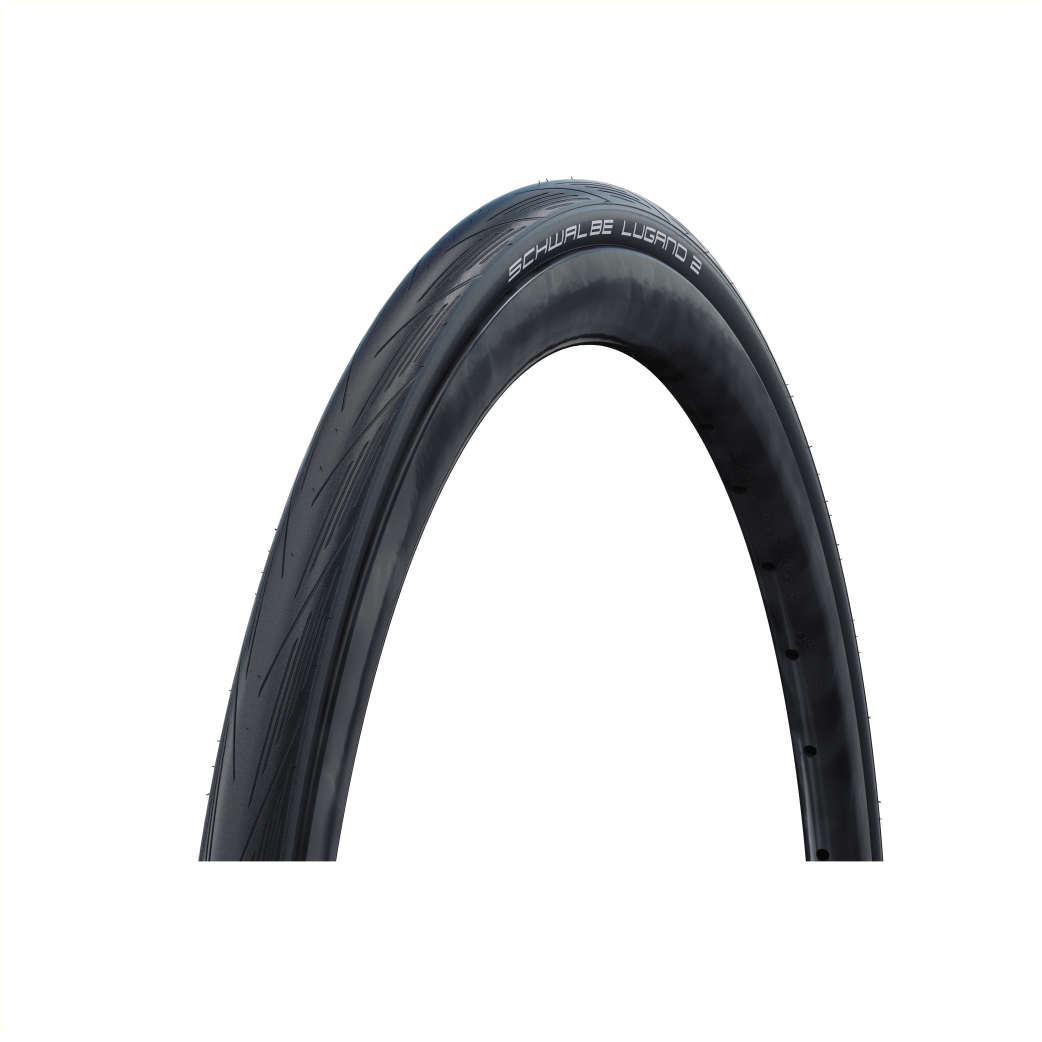 Schwalbe buitenband 700x25c (25-622) lugano ii zwart