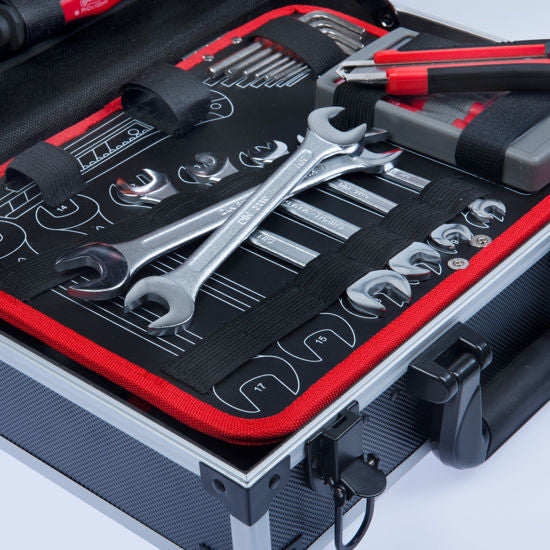 Connex gereedschapskoffer 100 delig alukoffer