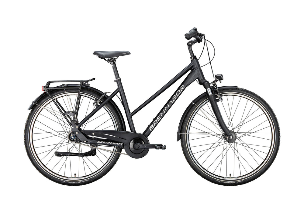 Brennabor trekkingfiets t-42 mod. 24 bike trekking t-42 28 55 trap. 7sp.black white