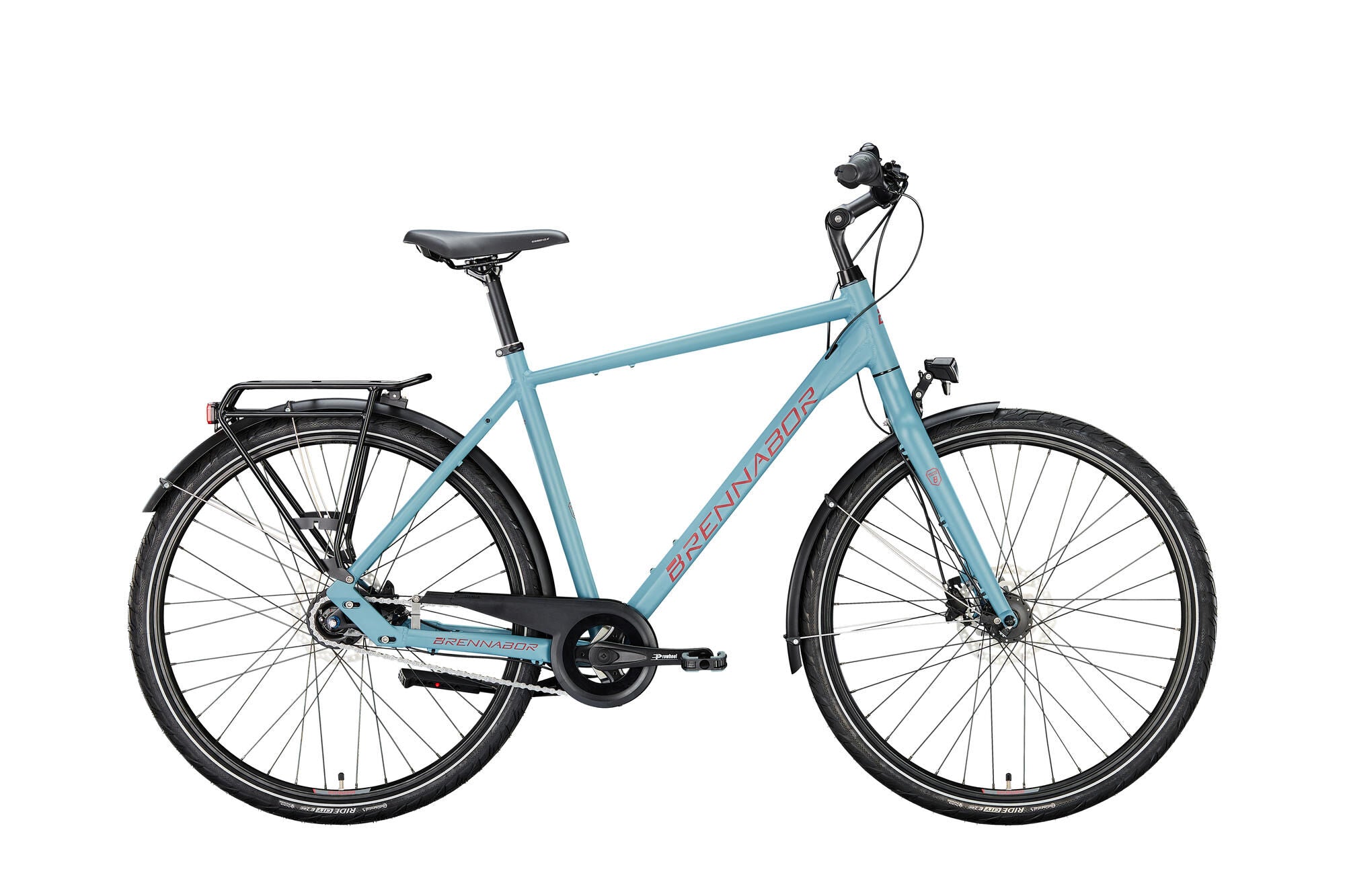 Brennabor trekkingfiets t-48 mod. 24 bike trekking t-48 28 50 he. 8sp. blue burgundy