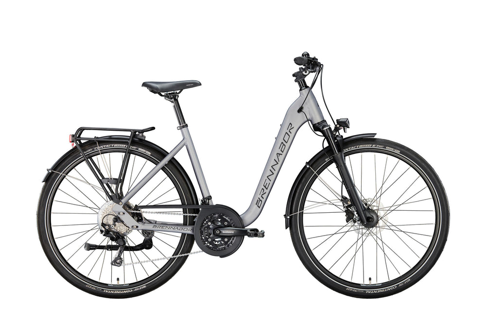 Brennabor trekkingfiets t-62 mod. 24 bike trekking t-62 28 55 wave 30sp. grey black