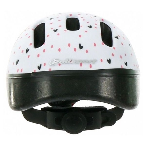 Polisport children's helmet Hoggy. size: XXS (44-48 cm), color: matte white pink
