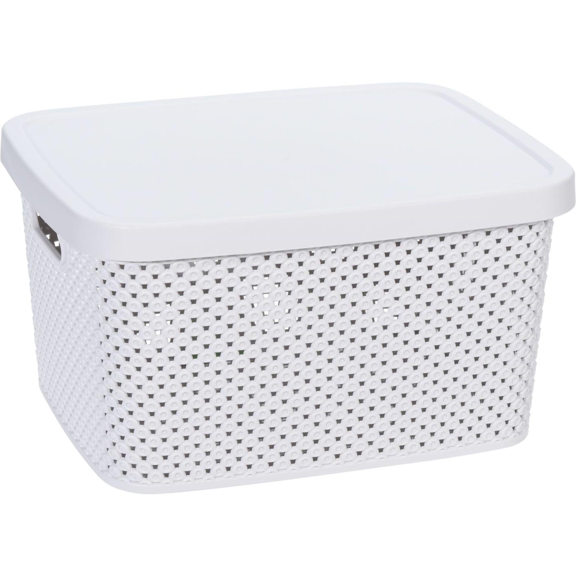 Diverse opbergdoos 7000ml met deksel 4ass kleuren 274x22