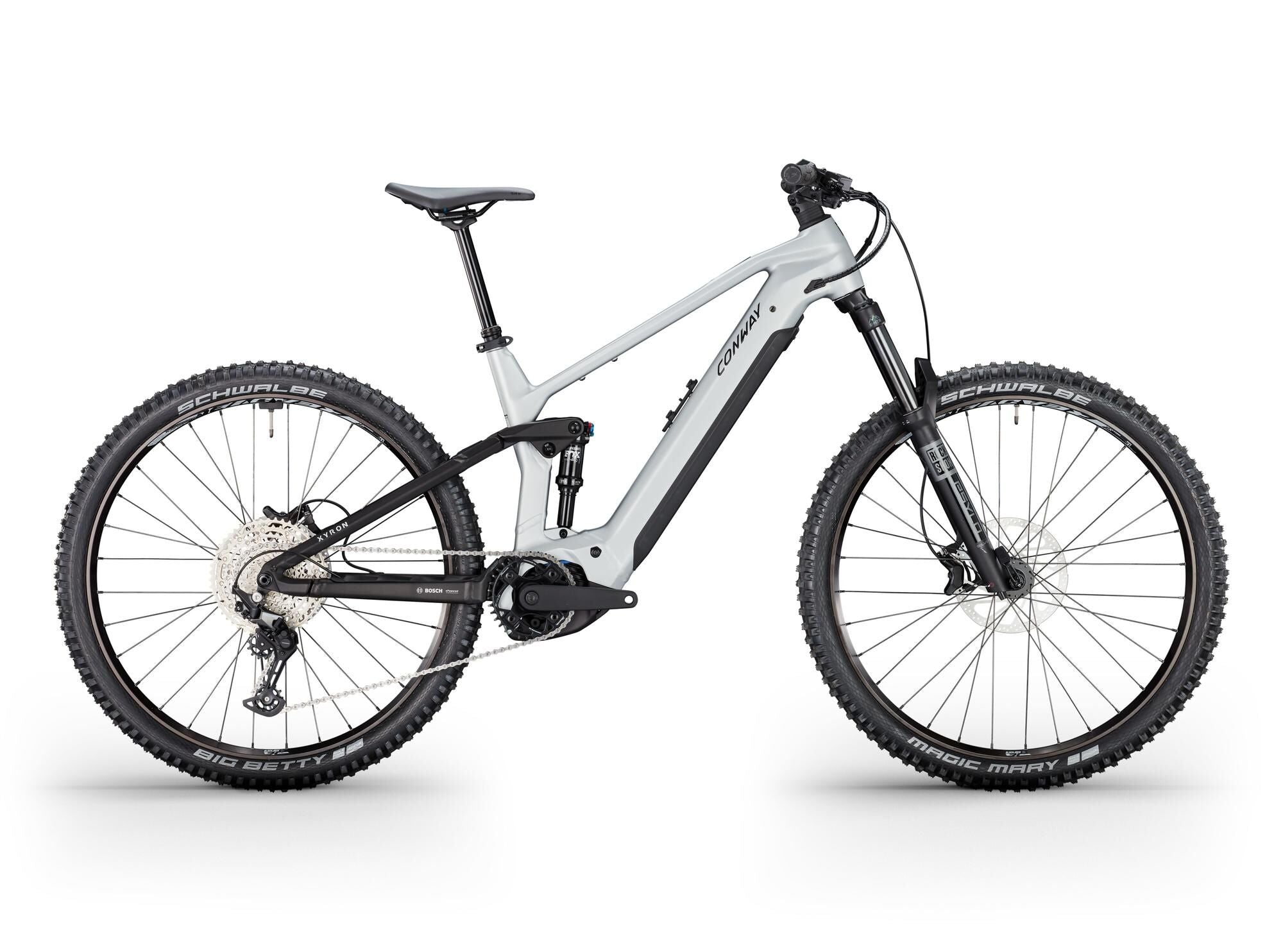 Conway elektrische mtb full-suspension xyron st 4.0 (#1) ebike conw.xyron st 4.0 29 42 12sp full sus.si bl