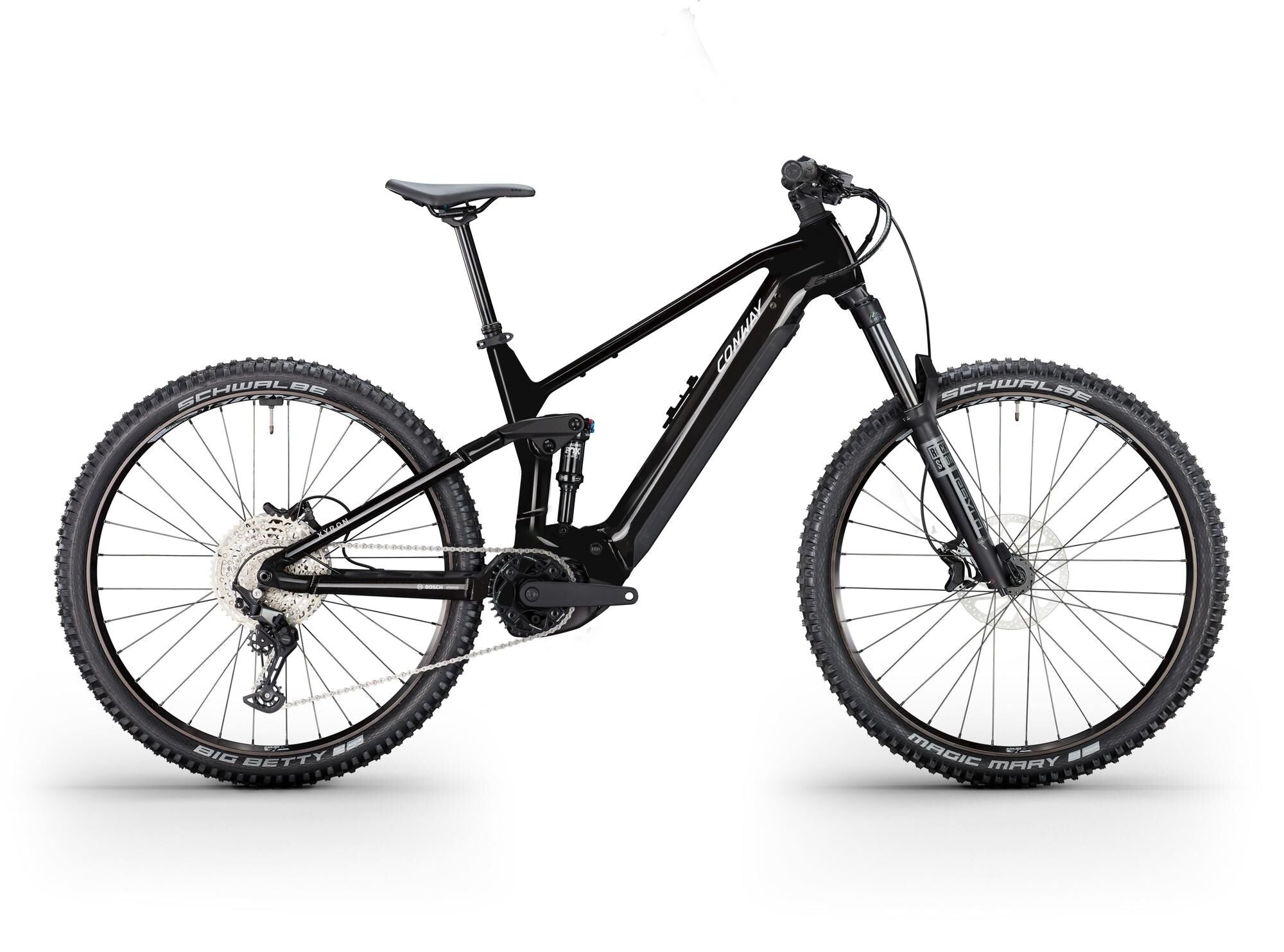 Conway elektrische mtb full-suspension xyron st 4.0 (#1) ebike conw.xyron st 4.0 29 44 12sp full sus.black