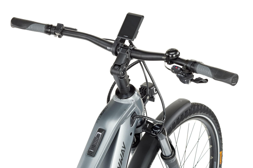 Conway elektrische trekkingfiets cairon t 3.0 750 se (#1) ebike conw. cairon t 3.0 750 se 28 49 9sp sil. bl.