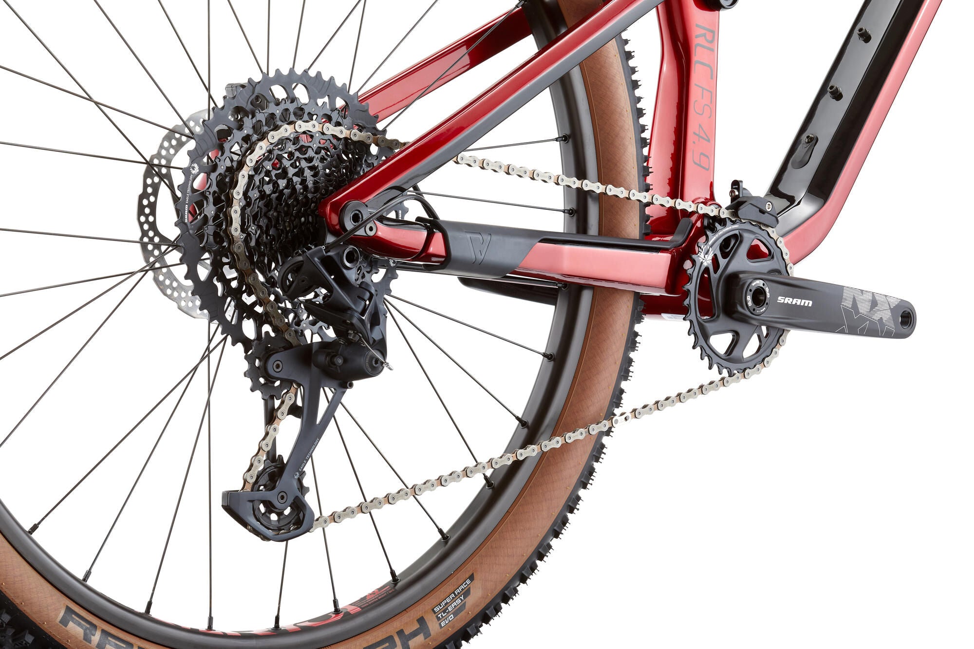 Conway mtb full-suspension rlc fs 4.9 mod. 23 bike con.rlc fs 4.9 29 47 full sus.12sp red black