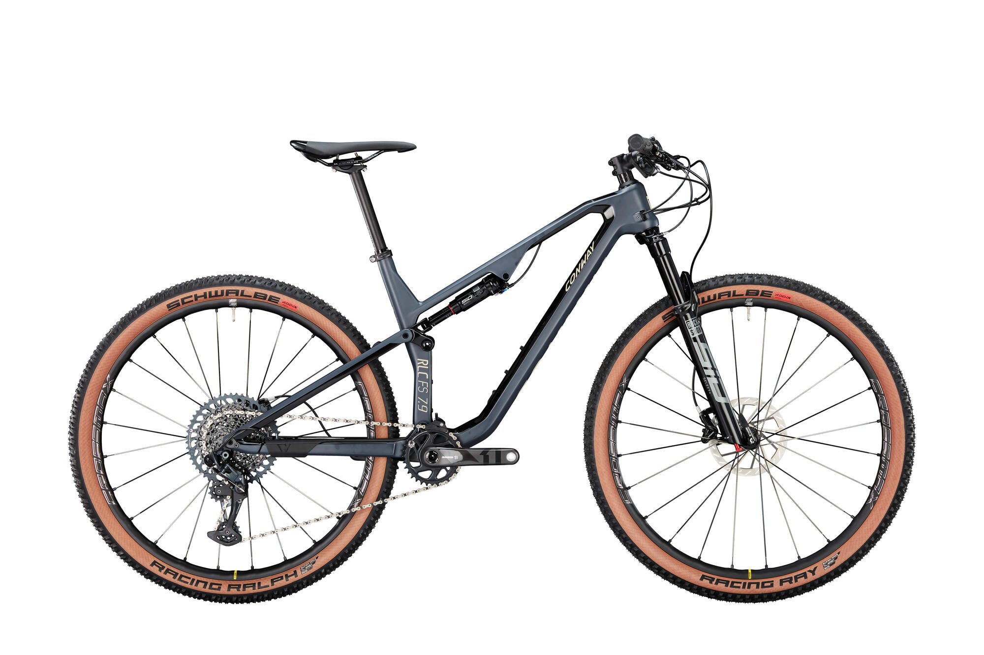 Conway mtb full-suspension rlc fs 7.9 mod. 23 bike con.rlc fs 7.9 29 47 full sus.12sp anth. black