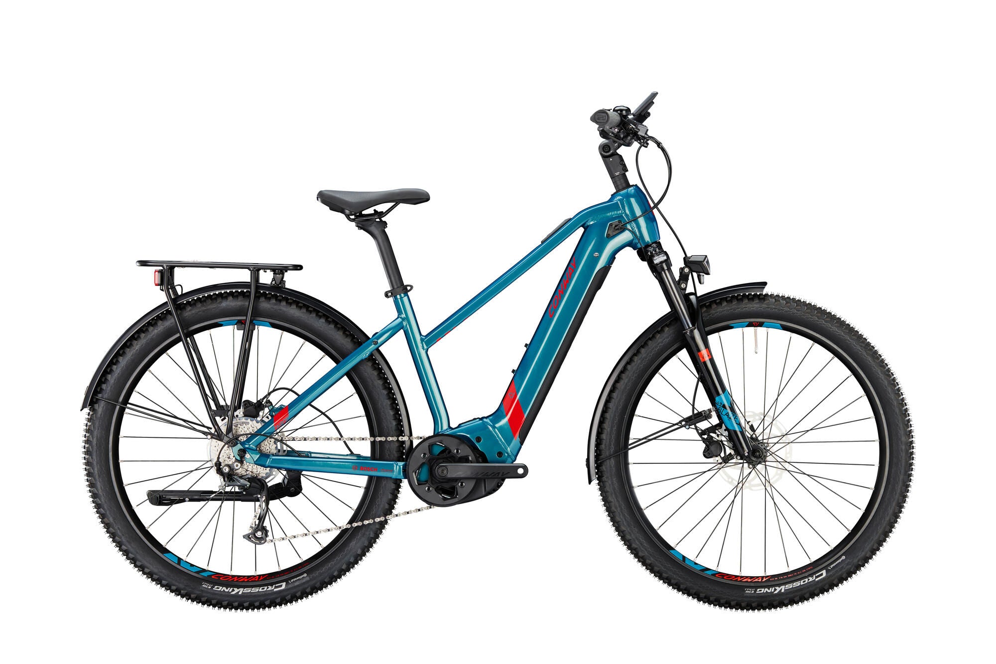 Conway elektrische suv cairon c 2.0 500 mod. 24 ebike con.cairon c2.0 500 29 49 trap. 9sp petr. red