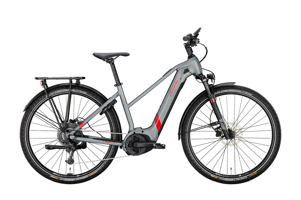 Conway elektrische trekkingfiets cairon t 2.0 500 mod. 23 ebike conw. cairon t 2.0 500 28 46 trap. grey red