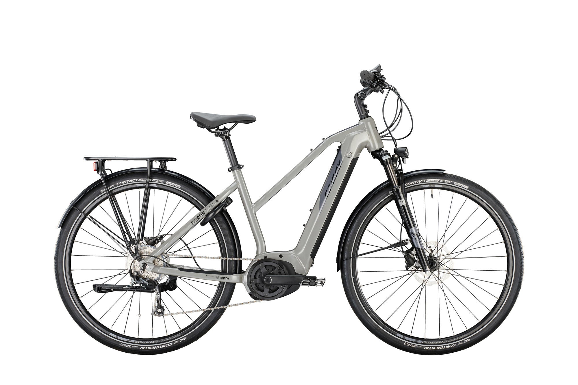 Conway elektrische trekkingfiets cairon t 2.0 625 mod. 22 ebike conw. cairon t 2.0 625 28 42 trap. 9sp grey