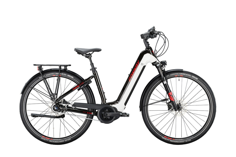 Conway elektrische trekkingfiets cairon tf 3.8 mod. 24 ebike conw.cairon tf 3.8 28 42 wave 8sp white bl.