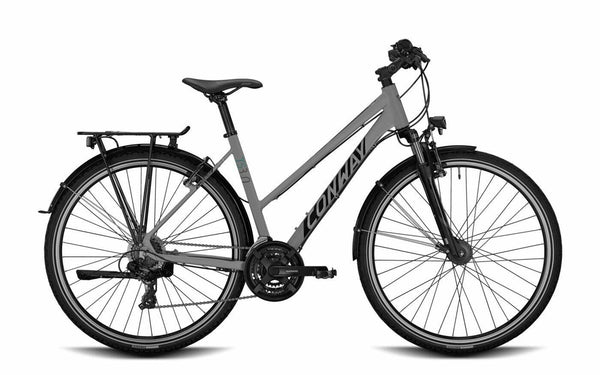 Conway trekkingfiets ts 3.0 mod. 22 bike conw. ts 3.0 28 45 trap. 21sp grey moos