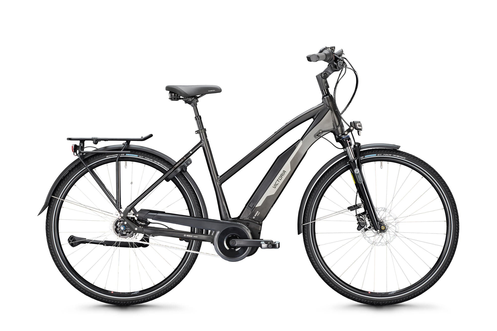 Victoria elektrische trekkingfiets tresalo 3 (#1) ebike vic.tresalo 3 28 48 trap. 7sp fw anth.matt
