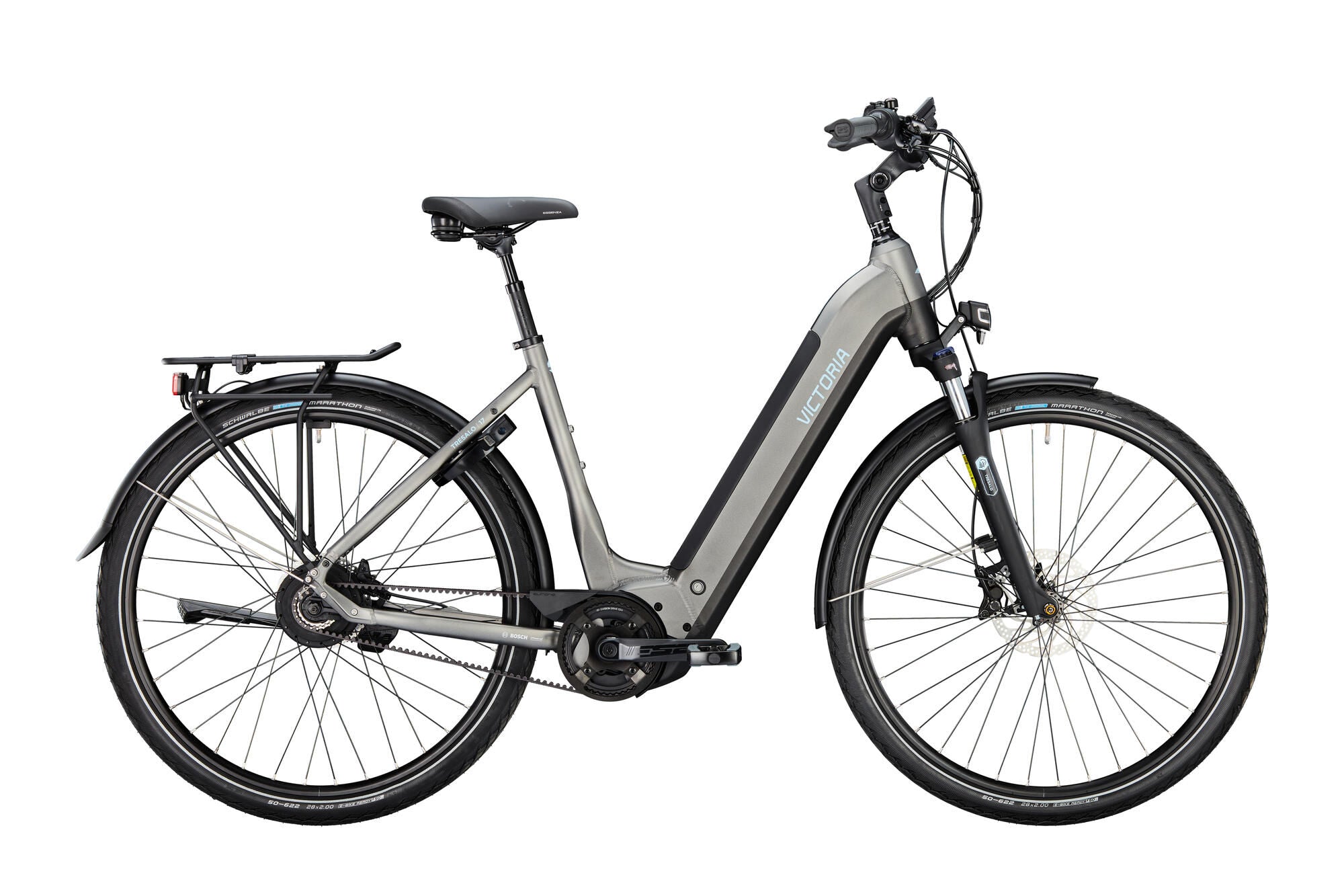 Victoria elektrische trekkingfiets tresalo 17 (#1) ebike vict. tresalo 17 28 56 env. wave bat black