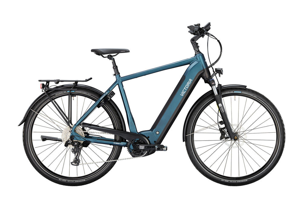 Victoria elektrische trekkingfiets tresalo 14 mod. 24 ebike vict.tres. 14 28 55 diam. 10sp dark night