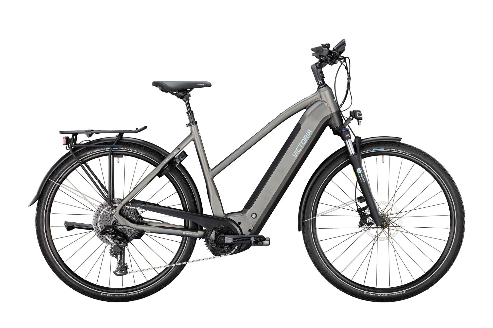 Victoria elektrische trekkingfiets tresalo 16 (#1) ebike vict. tresalo 16 28 48 11sp trap.bat black