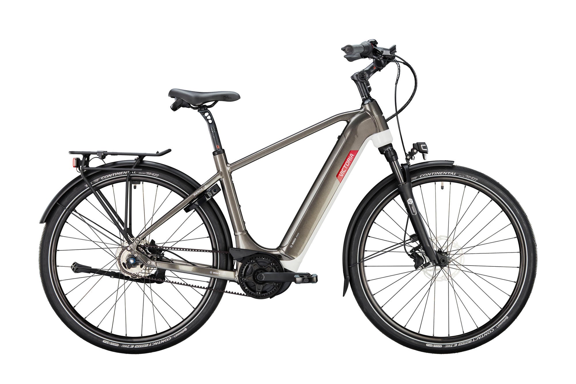 Victoria elektrische trekkingfiets manoc 3 mod. 24 ebike vict. manoc 3 28 50 diam. grey
