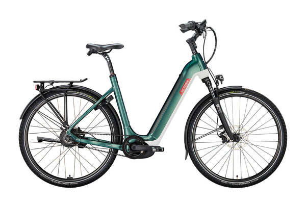 Victoria elektrische trekkingfiets manoc 5 mod. 24 ebike manoc 5 28 46 wave env. green matt