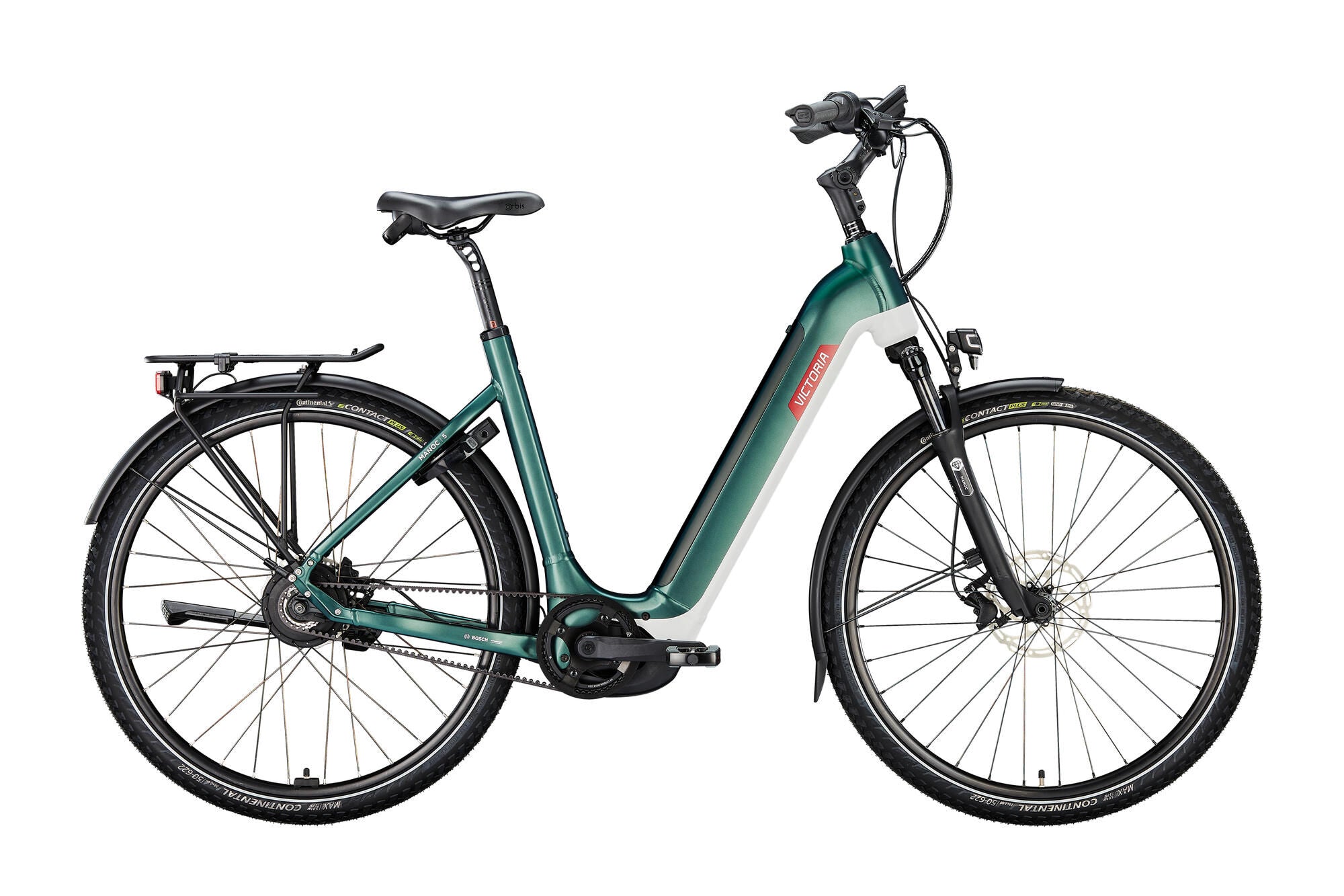 Victoria elektrische trekkingfiets manoc 5 (#1) ebike vict. manoc 5 28 54 env. wave green