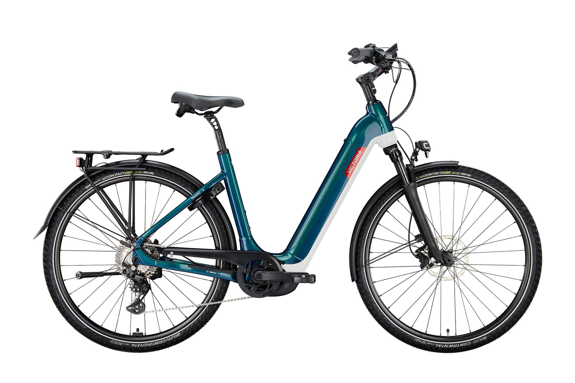 Victoria elektrische trekkingfiets manoc 4 (#1) ebike vict. manoc 4 28 50 10sp wave petrol