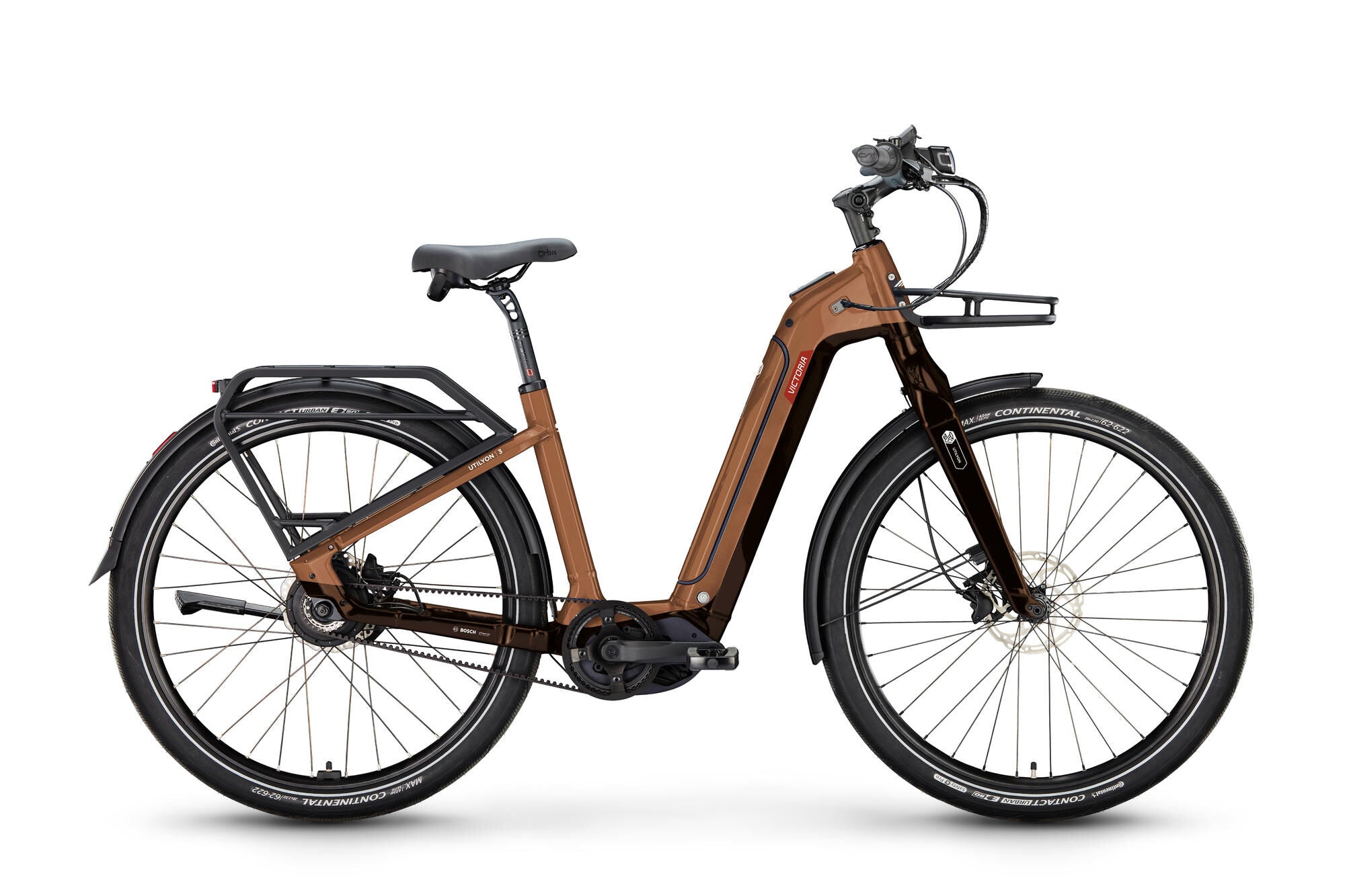 Victoria elektrische urbanfiets utilyon 3 (#1) ebike vict. utilyon 3 28 48 env. wave brown