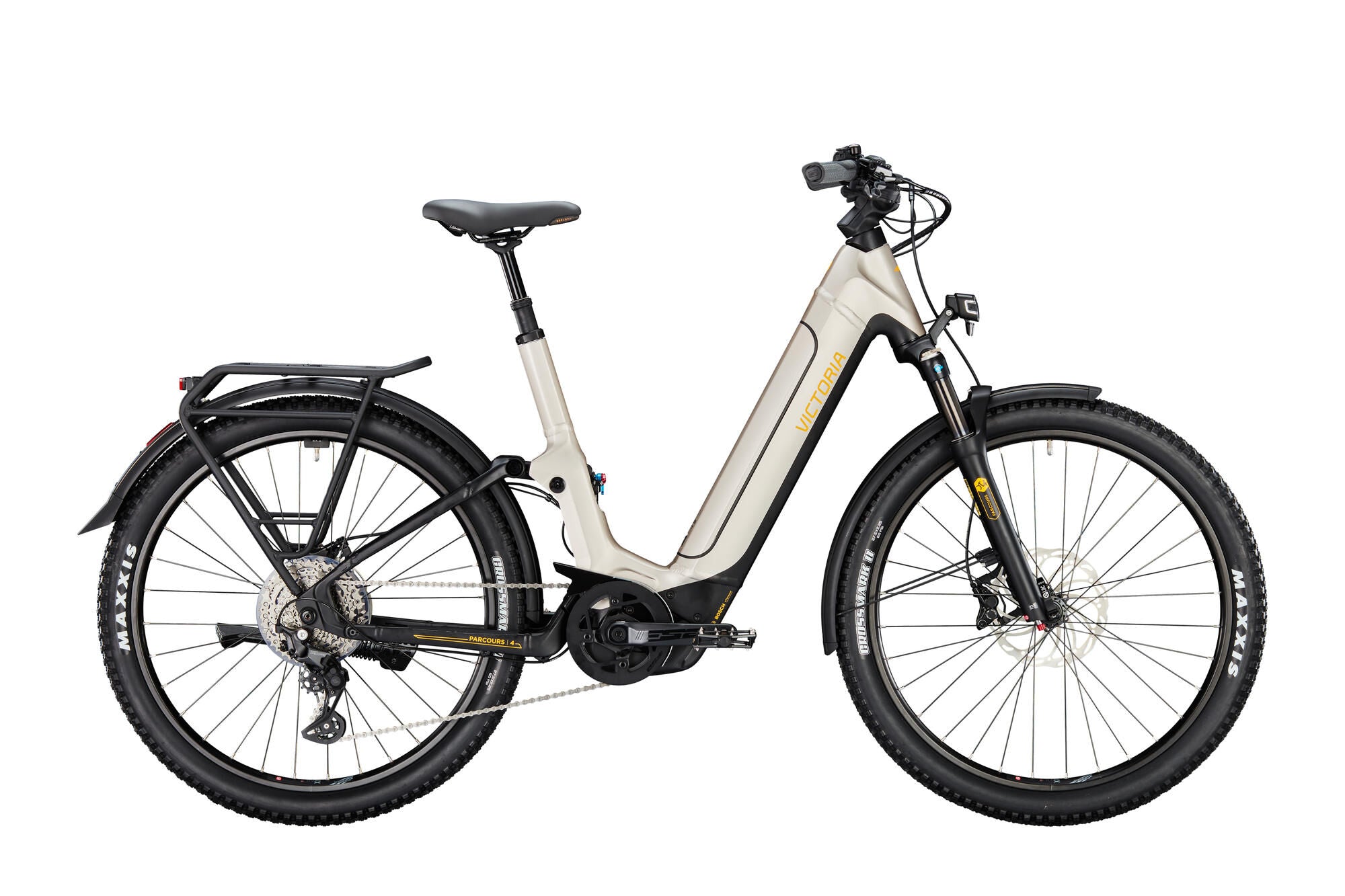 Victoria elektrische full suspension parcours 4 (#1) ebike vict.parcours 4 28 46 10sp wave grey