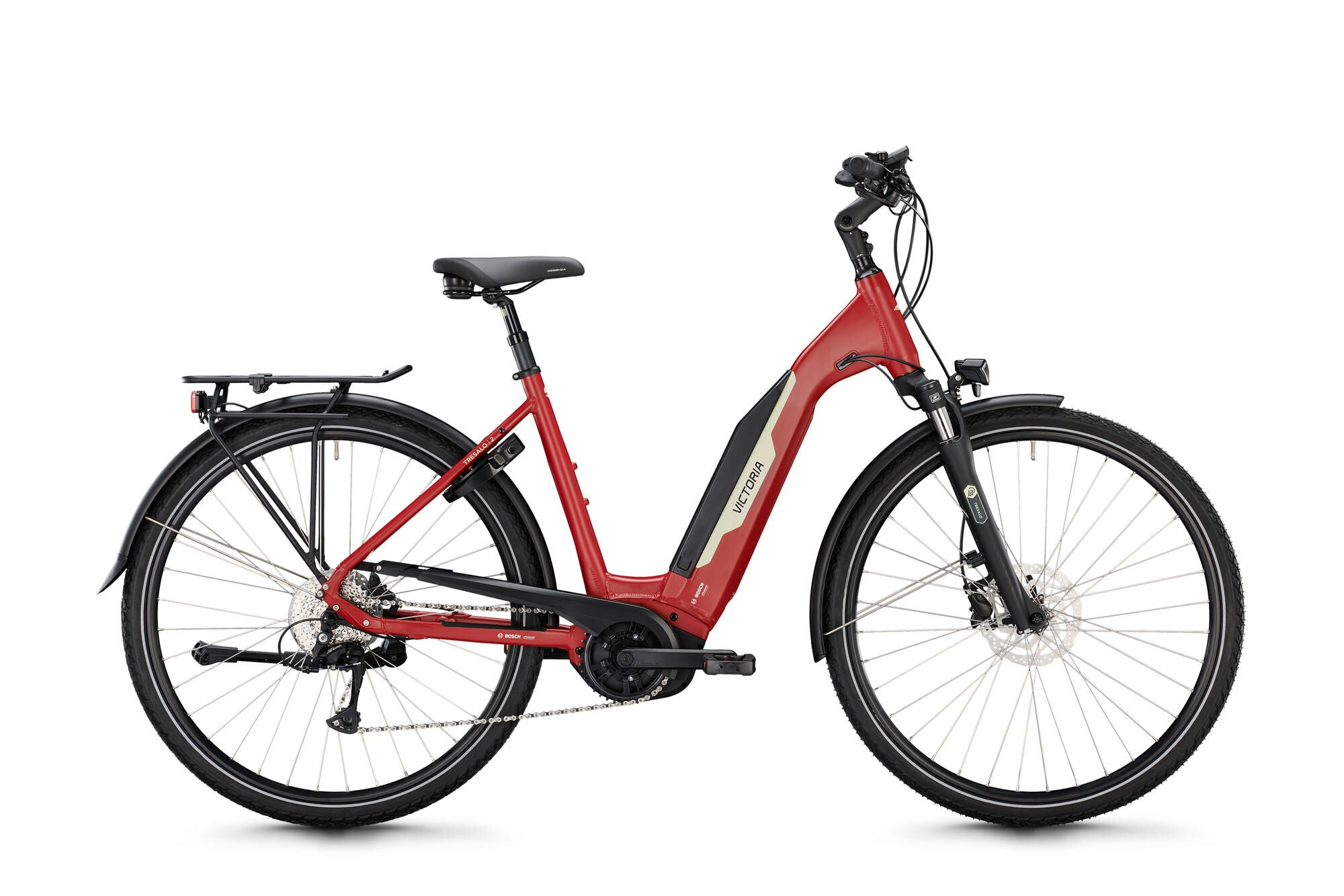 Victoria elektrische trekkingfiets tresalo 2 (#1) ebike vict. tresalo 2 28 51 9sp wave red