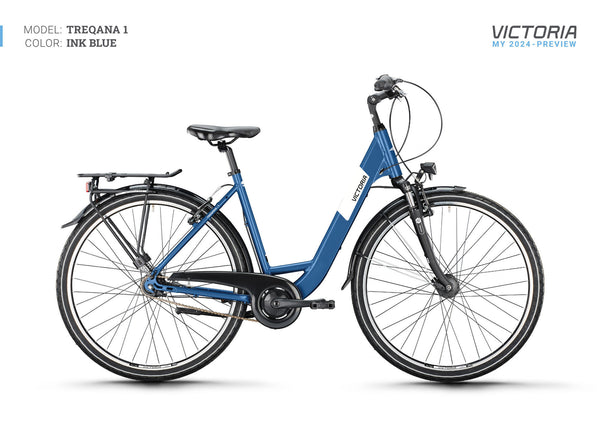 Victoria trekkingfiets treqana 1 mod. 24 bike vict.treqana 1 28 55 wave 7sp ink blue